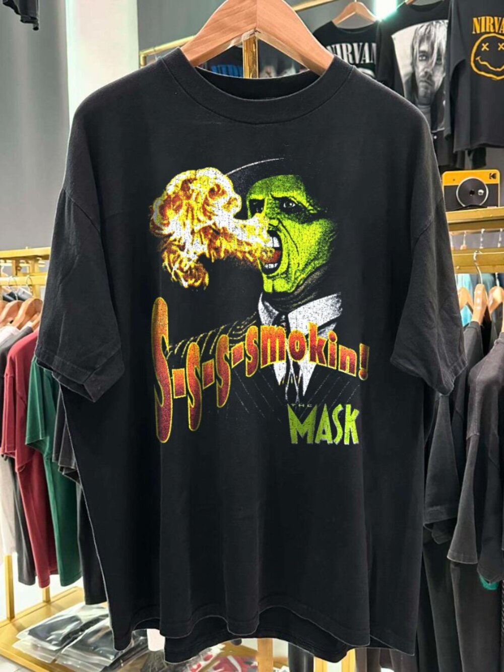 Smokin Mask Black T-Shirt
